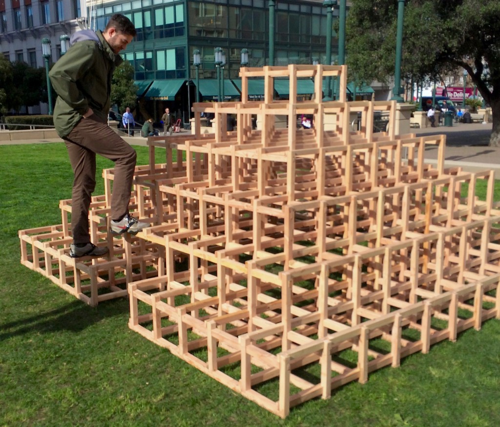 Are grown adults supposed to climb on this thing? We weren't sure, but we did anyway.